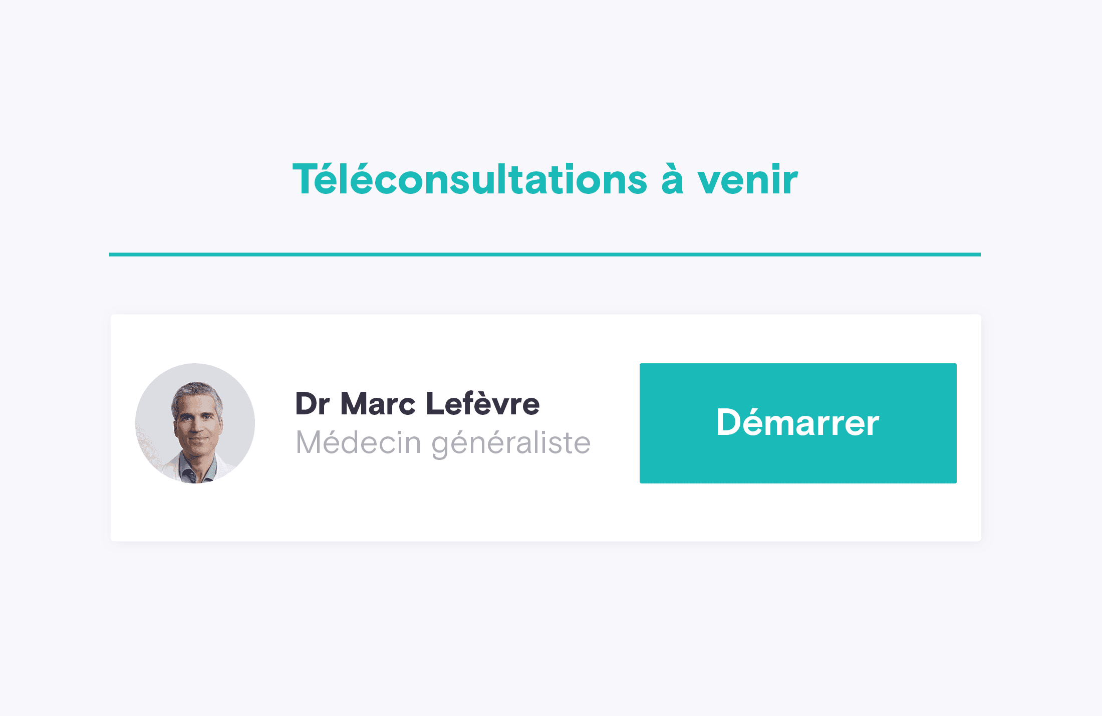 Etape 3 téléconsultation