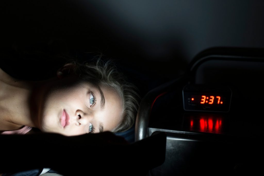 Insomnie stress téléphone