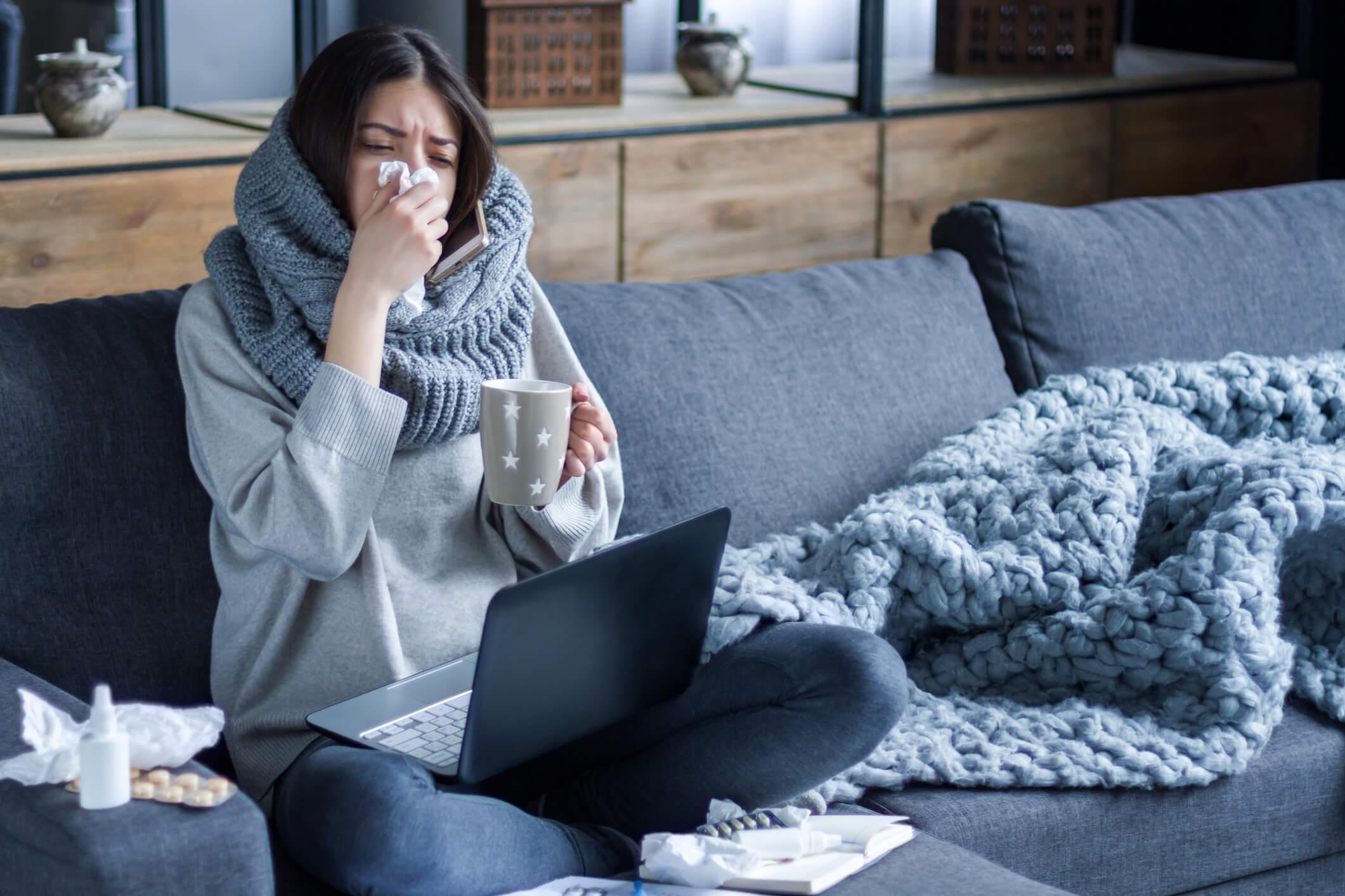 les symptomes du virus de la grippe