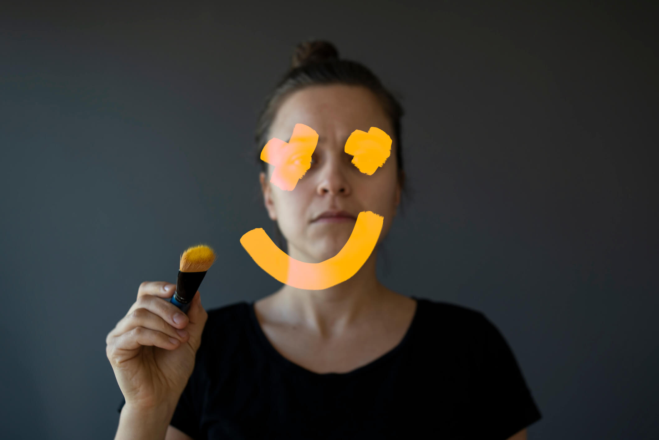 la dépression souriante
